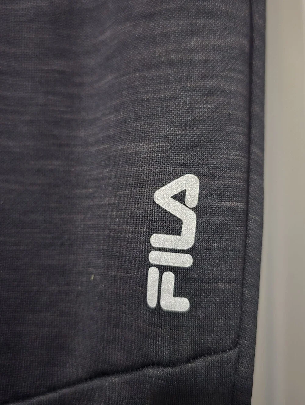 Fila Men's Black Activewear Jogger Sweatpants w Logo - Size Medium